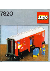 Manual Lego set 7820 Trains Mail van