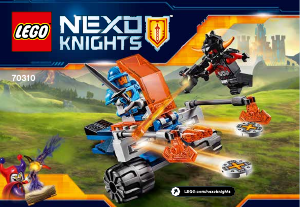 Mode d’emploi Lego set 70310 Nexo Knights Le char de combat de Knighton