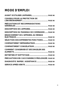 Mode d’emploi Whirlpool ARC 4190/2/IX Réfrigérateur combiné