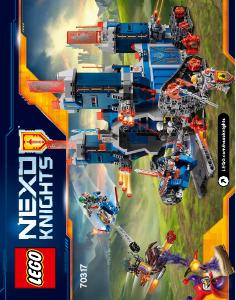 Manual de uso Lego set 70317 Nexo Knights Fortrex