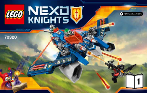 Mode d’emploi Lego set 70320 Nexo Knights L'Aero Striker V2 d'Aaron Fox