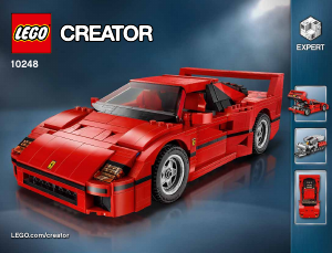 Brugsanvisning Lego set 10248 Creator Ferrari F40