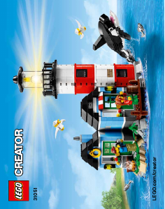 Manual Lego set 31051 Creator Lighthouse point