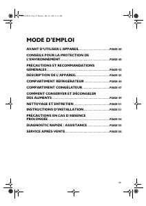 Mode d’emploi Whirlpool ARC 4324/IX Réfrigérateur combiné