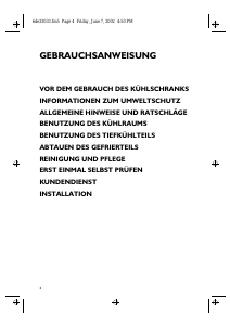 Bedienungsanleitung Whirlpool ARC 5000 Kühl-gefrierkombination