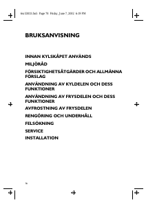 Bruksanvisning Whirlpool ARC 5000 Kyl-frys