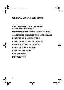 Bedienungsanleitung Whirlpool ARC 5440 Kühl-gefrierkombination