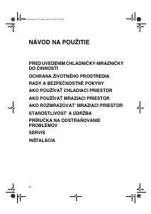 Návod Whirlpool ARC 5640 Chladnička s mrazničkou