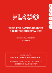 Bedienungsanleitung Gioteck FL-400 (PS4) Headset