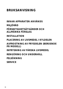 Bruksanvisning Whirlpool ARC 5712/IX Kyl-frys