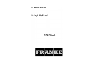 Kullanım kılavuzu Franke FDH 514 AA Bulaşık makinesi