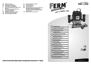 Εγχειρίδιο FERM FBF-1200 Δρομολογητής βύθισης