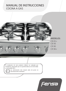 Manual de uso Fensa Chromium CB90 Cocina