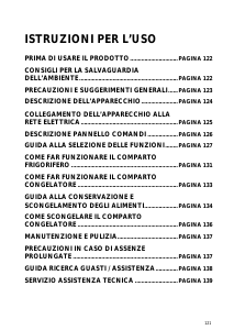 Manuale Whirlpool ARC 7290/IX Frigorifero-congelatore