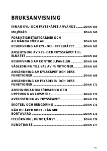 Bruksanvisning Whirlpool ARC 7290/IX Kyl-frys