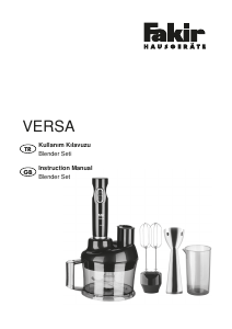 Manual Fakir Versa Food Processor