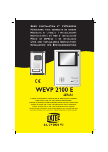 Manual de uso Extel WEVP 2100 E Intercomunicador