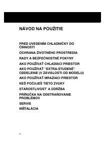 Návod Whirlpool ARC 8110 Chladnička s mrazničkou