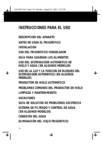 Manual de uso Whirlpool ARG 479 Frigorífico combinado