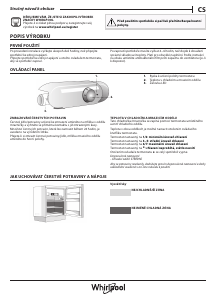 Manuál Whirlpool ARG 913 1 Lednice s mrazákem