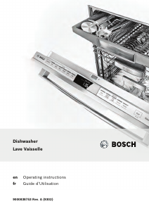 Manual Bosch SHE7PT55UC Dishwasher