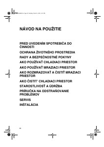 Návod Whirlpool ART 363/3 Chladnička s mrazničkou