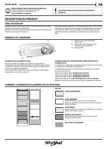 Mode d’emploi Whirlpool ART 3741 Réfrigérateur combiné