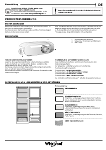 Bedienungsanleitung Whirlpool ART 3741 Kühl-gefrierkombination