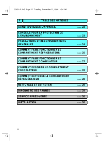 Mode d’emploi Whirlpool ART 450/R Réfrigérateur combiné