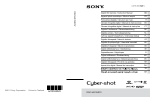 Használati útmutató Sony Cyber-shot DSC-HX7X Digitális fényképezőgép