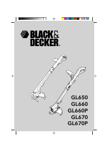 Bruksanvisning Black and Decker GL650 Grästrimmer