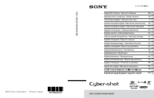 Manual Sony Cyber-shot DSC-HX20V Câmara digital