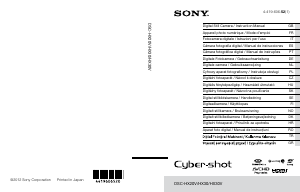 Käyttöohje Sony Cyber-shot DSC-HX20V Digitaalikamera