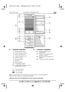 Manuale Whirlpool ART 476/R Frigorifero-congelatore