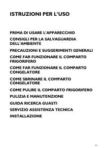 Manuale Whirlpool ART 483/3 Frigorifero-congelatore