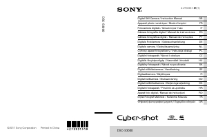 Brugsanvisning Sony Cyber-shot DSC-S3000 Digitalkamera