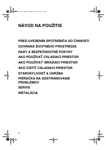 Návod Whirlpool ART 484/A Chladnička s mrazničkou