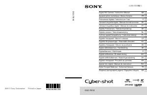 Käyttöohje Sony Cyber-shot DSC-TX10 Digitaalikamera