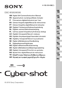 Käyttöohje Sony Cyber-shot DSC-W330 Digitaalikamera