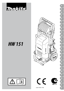 Instrukcja Makita HW151 Myjka ciśnieniowa