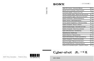 Manual Sony Cyber-shot DSC-W520 Câmara digital