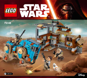 Manuale Lego set 75148 Star Wars Incontro su Jakku