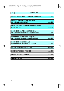 Mode d’emploi Whirlpool ART 8780/H/BR Réfrigérateur combiné