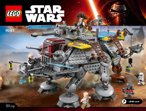 Manual Lego set 75157 Star Wars Captain Rexs AT-TE
