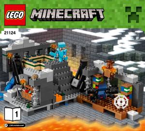 Manual de uso Lego set 21124 Minecraft El portal final