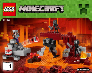 Handleiding Lego set 21126 Minecraft De wither