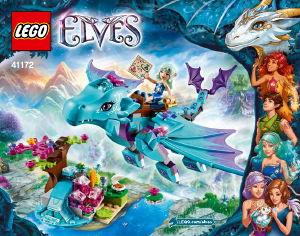 Manuale Lego set 41172 Elves L'avventura del dragone d'acqua
