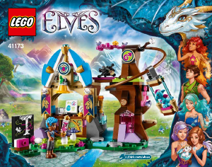 Instrukcja Lego set 41173 Elves Szkoła smoków w Elvendale