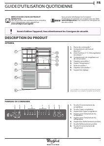 Mode d’emploi Whirlpool B TNF 5011 W Réfrigérateur combiné