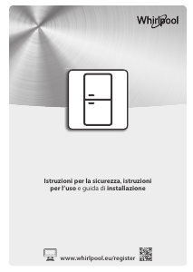 Manuale Whirlpool B TNF 5322 OX Frigorifero-congelatore